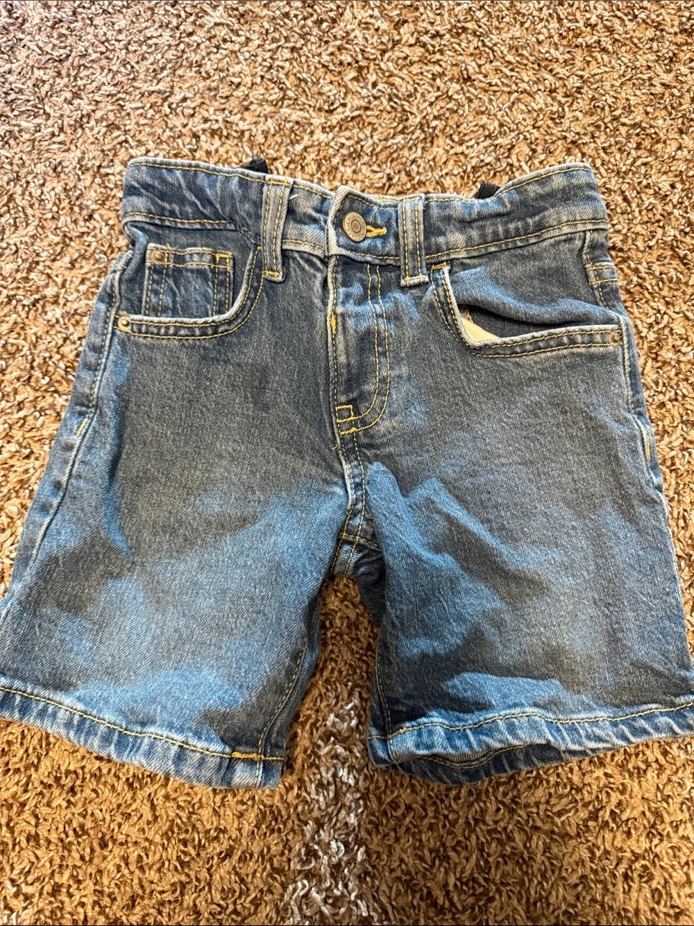 Cat & Jack Boys Dark Blue Denim Shorts